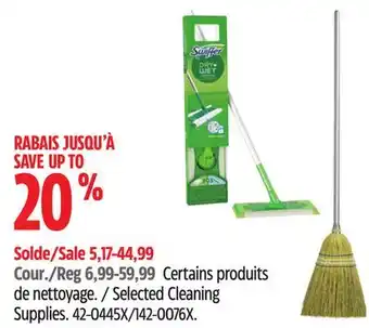 Canadian Tire Swiffer Selected Cleaning Supplies offer