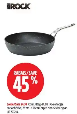 Canadian Tire THE ROCK 26cm Forged Non-Stick Frypan offer