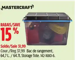 Canadian Tire Mastercraft 64.7L Storage Tote offer