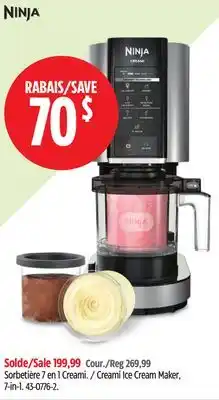 Canadian Tire Ninja Creami Ice Cream Maker offer