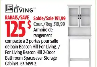 Canadian Tire For Living Beacon Hill 2-Door Bathroom Spacesaver Storage Cabinet offer