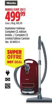 Canadian Tire Miele Complete C3 Limited Edition Canister Vac offer