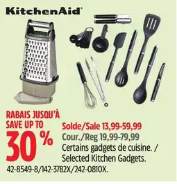 Canadian Tire KitchenAid Selected Kitchen Gadgets offer