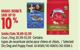 Canadian Tire Selected Dry Dog and Puppy Food offer