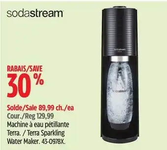 Canadian Tire SodaStream Terra Sparkling Water Maker offer