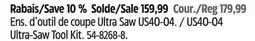 Canadian Tire Dremel US40-04 Ultra-Saw Tool Kit offer