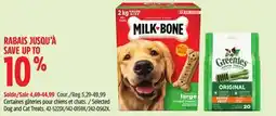 Canadian Tire Milk-Bone Selected Dog and Cat Treats offer