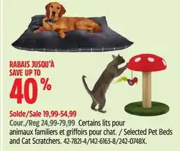 Canadian Tire Selected Pet Beds and Cat Scratchers offer