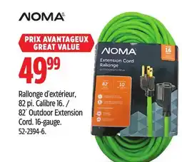 Canadian Tire NOMA 82´ Outdoor Extension Cord offer