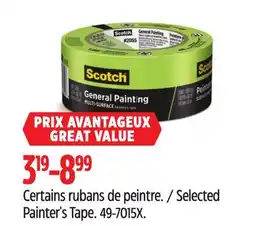 Canadian Tire Selected Painter's Tape offer