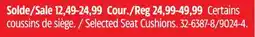 Canadian Tire Selected Seat Cushions offer