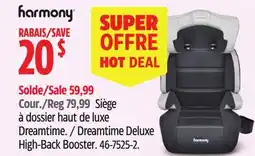 Canadian Tire Harmony Dreamtime Deluxe High-Back Booster offer