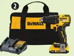 Canadian Tire DEWALT 20V MAX Brushless Compact 1⁄2˝ Hammer Drill Kit offer