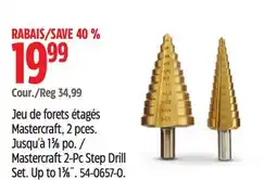 Canadian Tire Mastercraft 2-Pc Step Drill Set offer