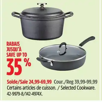 Canadian Tire Selected Cookware offer