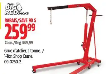 Canadian Tire Big Red 1-Ton Shop Crane offer