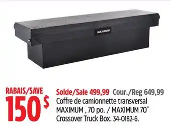 Canadian Tire CargoMaster MAXIMUM 70˝ Crossover Truck Box offer