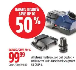 Canadian Tire Drill Doctor Multi-Functional Sharpener offer