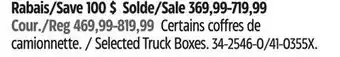 Canadian Tire Better Built Selected Truck Boxes offer