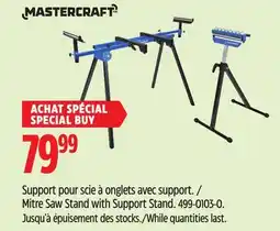 Canadian Tire Mastercraft Mitre Saw Stand with Support Stand offer