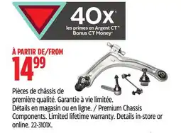 Canadian Tire Premium Chassis Components offer