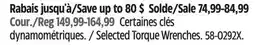 Canadian Tire maximum Selected Torque Wrenches offer