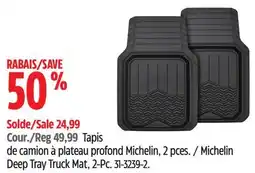 Canadian Tire Michelin Deep Tray Truck Mat, 2-Pc offer