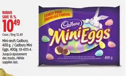 Canadian Tire Cadbury Mini Eggs offer