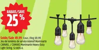 Canadian Tire CANVAS Montmarte Heavy-Duty Light String offer