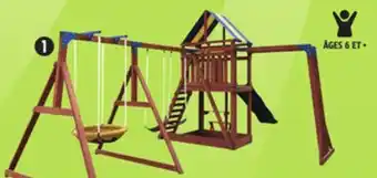 Canadian Tire Sportspower Grand Mesa Wooden Swing Play Centre offer