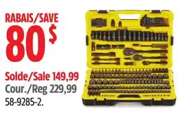 Canadian Tire Stanley BLACK CHROME SOCKET SETS offer