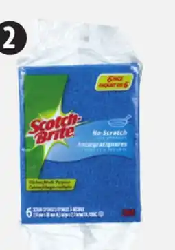 Canadian Tire 3M No Scratch Scrub Sponge offer