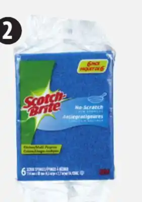 Canadian Tire 3M No Scratch Scrub Sponge offer