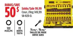 Canadian Tire Stanley TAILLES DE PRISE DRIVE SIZES offer