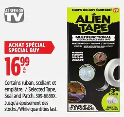 Canadian Tire Alien Tape Selected Tape, Seal and Patch offer