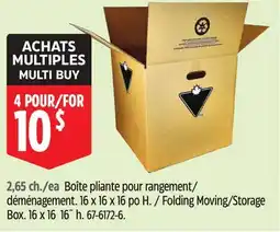 Canadian Tire Canadian Tire Branded Folding Moving/Storage Box offer