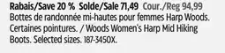 Canadian Tire Woods Women's Harp Mid Hiking Boots offer