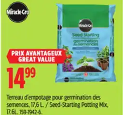 Canadian Tire Miracle-Gro Seed-Starting Potting Mix offer