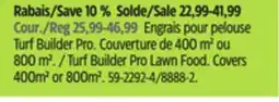 Canadian Tire Scotts Turf Builder Pro Lawn Food offer