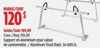 Canadian Tire Erickson Aluminum Truck Rack offer