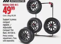 Canadian Tire MotoMaster Adjustable Compact Tire Rack offer