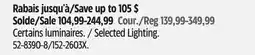 Canadian Tire CANVAS Selected Lighting offer