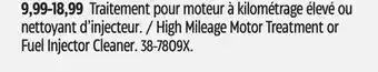 Canadian Tire Seafoam High Mileage Motor Treatment or Fuel Injector Cleaner offer