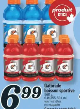 Marché Richelieu GATORADE BOISSON SPORTIVE | GATORADE SPORT DRINK offer