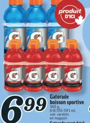 Marché Richelieu GATORADE BOISSON SPORTIVE | GATORADE SPORT DRINK offer