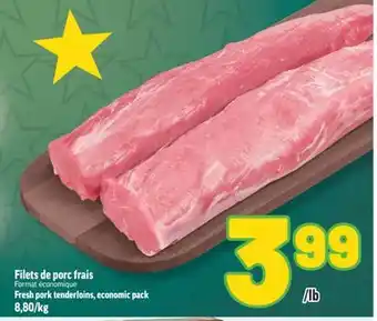 Marché Richelieu FRESH PORK TENDERLOINS | FRESH PORK TENDERLOINs offer