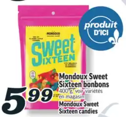 Marché Richelieu SWEET SIXTEEN BONBONS MONDOUX | MONDOUX SWEET SIXTEEN CANDIES offer