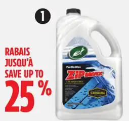 Canadian Tire Turtle Wax Zip Wax Car Wash & Wax offer