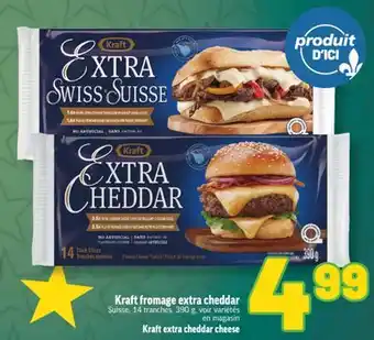 Marché Richelieu KRAFT FROMAGE EXTRA CHEDDAR | KRAFT EXTRA CHEDDAR CHEESE offer