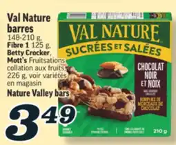 Marché Richelieu BARRES VAL NATURE | NATURE VALLEY BARS offer